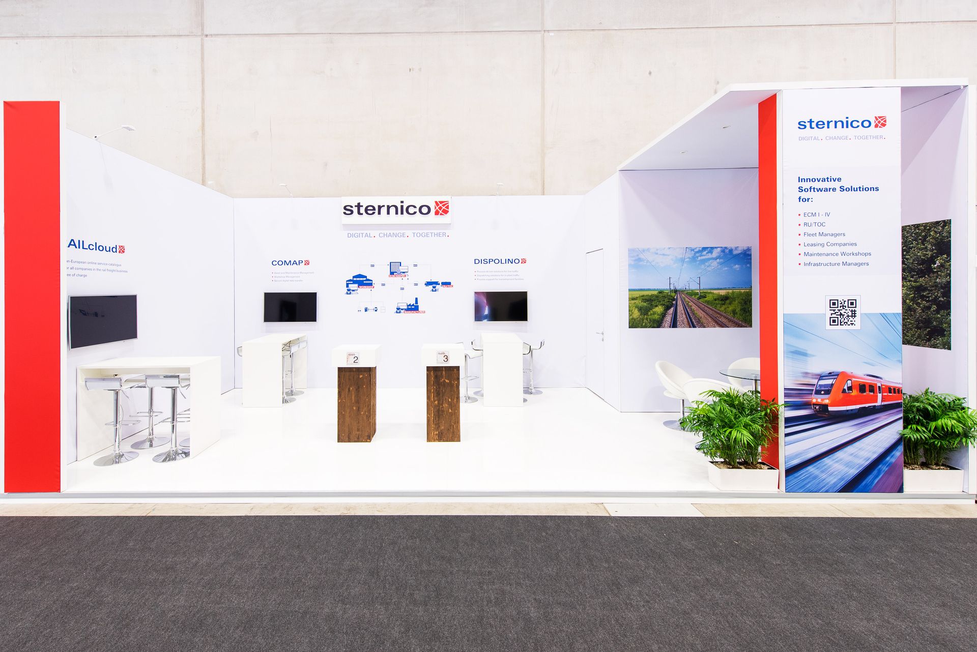 Sternico booth at Innotrans Berlin 2018