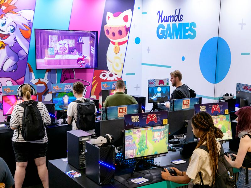 Humble Games Messestand @ Gamescom Köln 2023