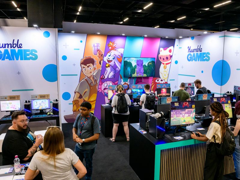 Humble Games Messestand @ Gamescom Köln 2023