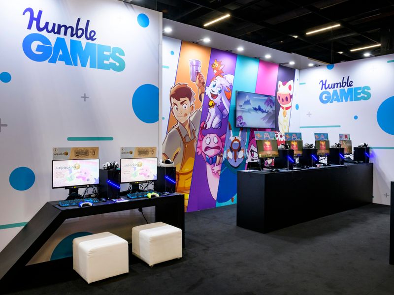 Humble Games Messestand @ Gamescom Köln 2023