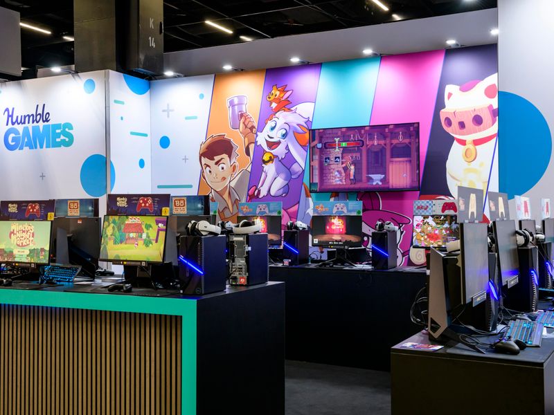 Humble Games Messestand @ Gamescom Köln 2023